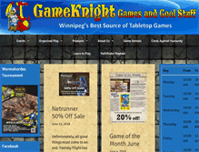 Tablet Screenshot of gameknight.ca